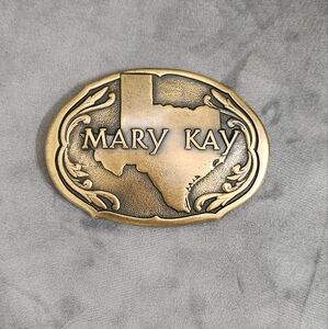 Mary Kay Cosmetics Metal Belt Buckle EUC